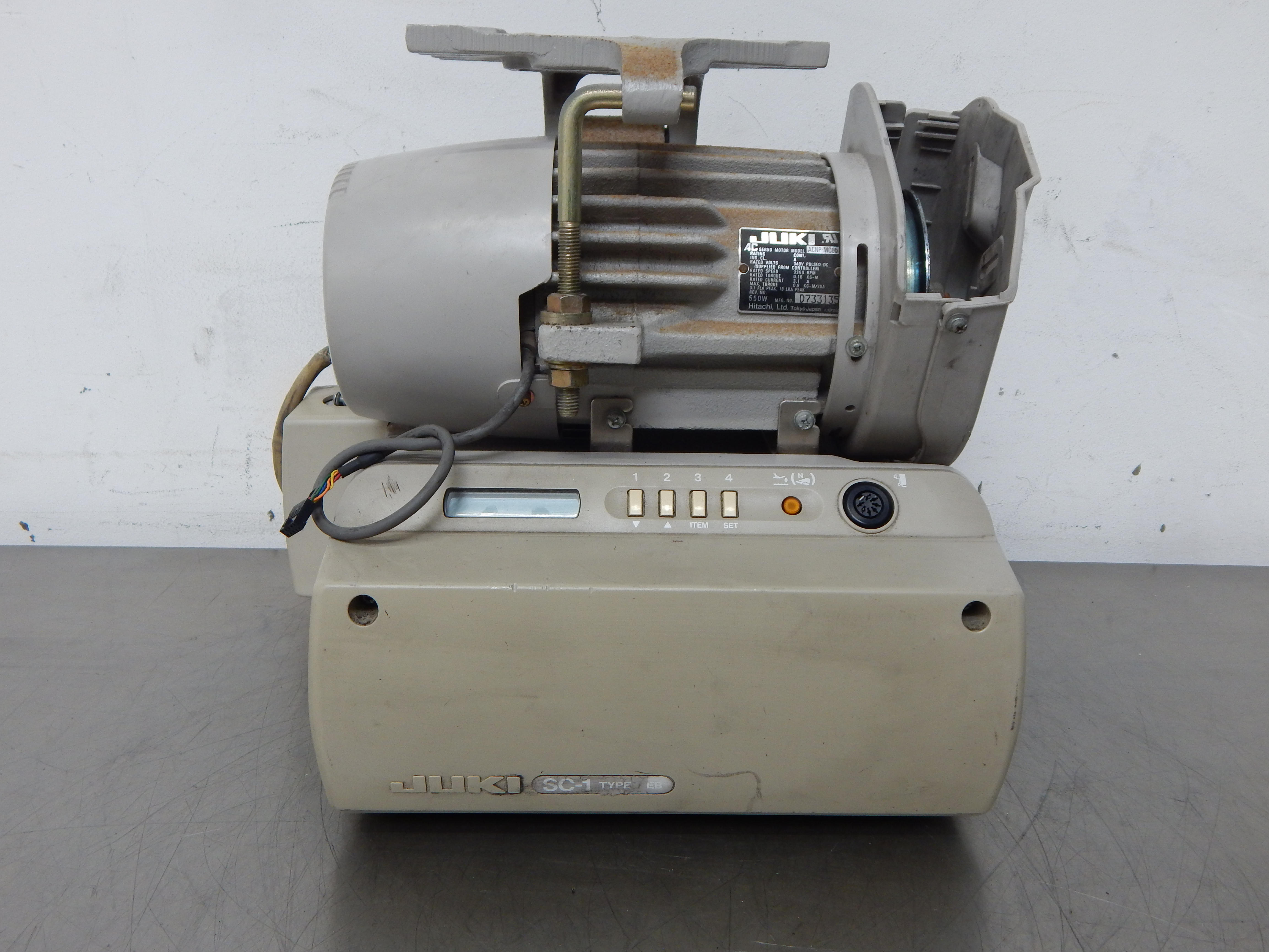 Juki SC-1 Type EB ACNP-MC05 340 AC Servo Motor M1567 - OCO Industrial